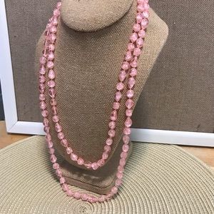 Pink Dress-up Beaded Necklace